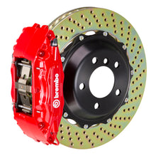 Load image into Gallery viewer, Brembo 00-06 Suburban Rear GT BBK 4 Piston Cast 2pc 355x32 2pc Rotor Drilled-Red