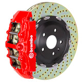 Brembo 16 C450 AMG/17-21 C43 AMG Front GT BBK 6 Piston Cast 380x34 2pc Rotor Drilled-Red