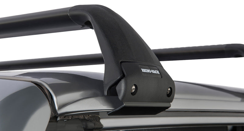 Rhino-Rack 07-22 Jeep Wrangler JK/JL 2 Door Hard Top Vortex SG 2 Bar Roof Rack - Black