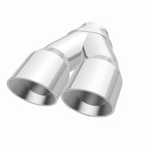 Load image into Gallery viewer, MagnaFlow Double Wall 3in Dual Round Polished Tip 2.25in Inlet