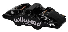 Load image into Gallery viewer, Wilwood Caliper-Aero4-R/H - Black 1.88/1.62in Pistons 1.25in Disc