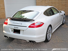 Load image into Gallery viewer, AWE Tuning Panamera Turbo Performance Exhaust System Track Edition Polished Silver Tips