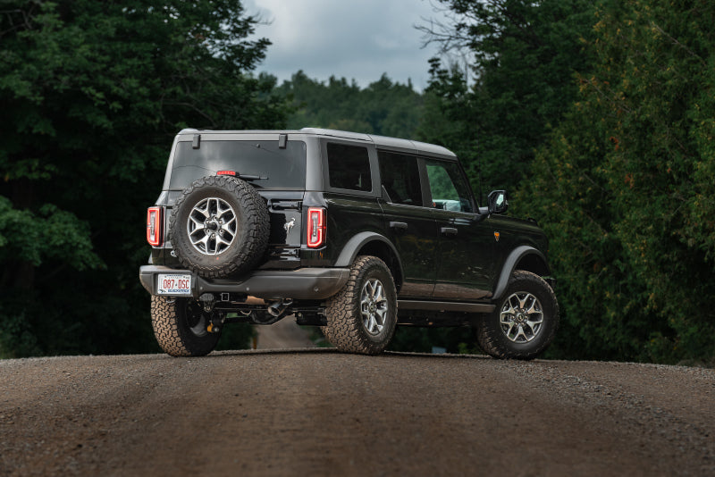 MBRP 2021+ Ford Bronco 2.3L/2.7L EcoBoost 3in Black Aluminized Catback Exhaust