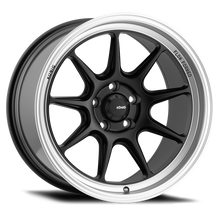 Load image into Gallery viewer, Konig Countergram 18x8.5 5x114.3 ET43 Matte Black / Matte Machined Lip