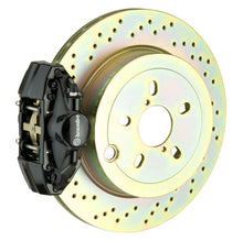 Load image into Gallery viewer, Brembo 92-98 318i/325i/328i Rear GT BBK 2 Piston Cast 2pc 294x19 1pc Rotor Drilled-Black