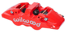 Load image into Gallery viewer, Wilwood Caliper-Forged DynaliteI w/Dust Seal-Red 4.04in Pistons, 1.25in disc,