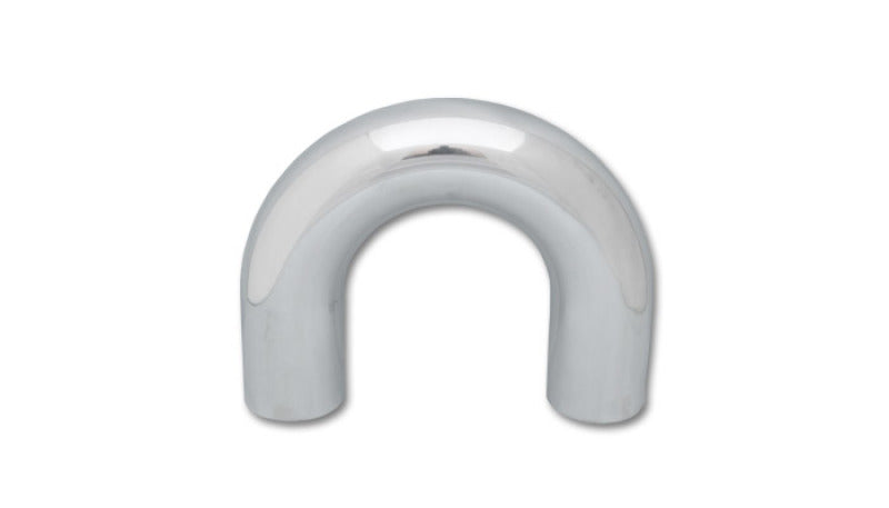 Vibrant 1.5in O.D. Universal Aluminum Tubing (180 degree Bend) - Polished
