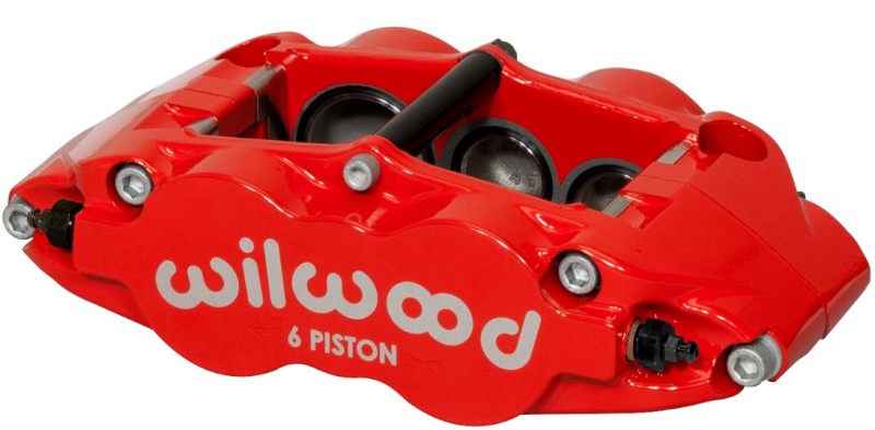 Wilwood Caliper-Narrow Superlite 6R-RH - Red 1.38/1.12/1.12in Pistons 1.10in Disc