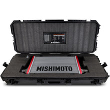 Load image into Gallery viewer, Mishimoto Universal Carbon Fiber Intercooler - Gloss Tanks - 600mm Black Core - C-Flow - P V-Band