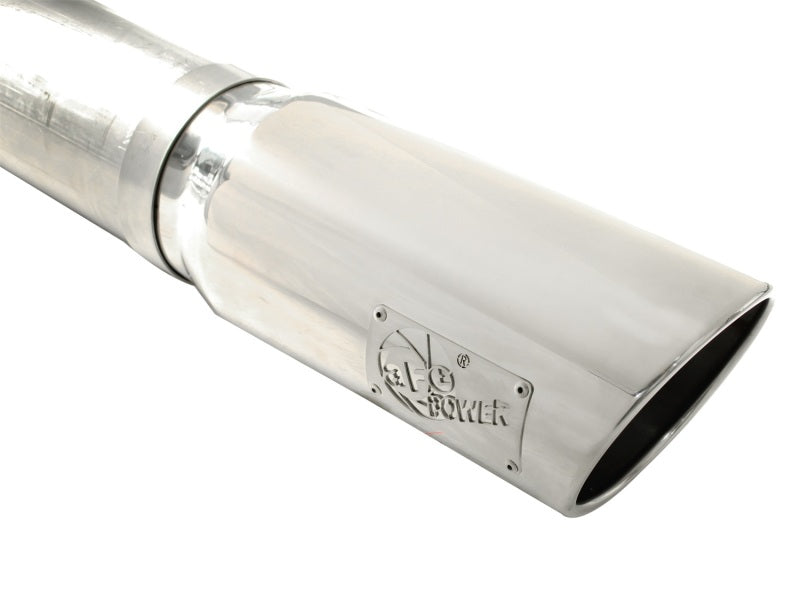 aFe Atlas Exhaust DPF-Back Aluminized Steel Exhaust Dodge Diesel Trucks 07.5-12 L6-6.7L Polished Tip