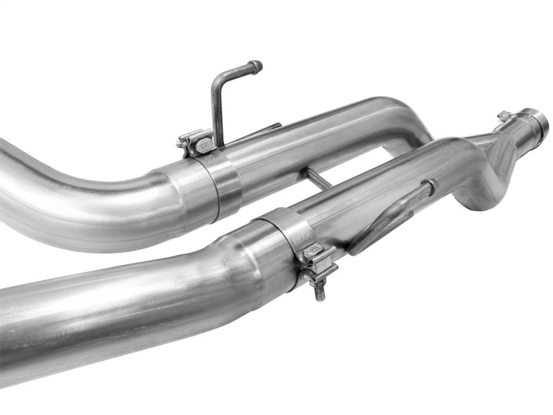 aFe MACHForce XP DPF-Back Exhaust 3in SS w/ 5in Polished Tips 2014 Dodge Ram 1500 V6 3.0L EcoDiesel