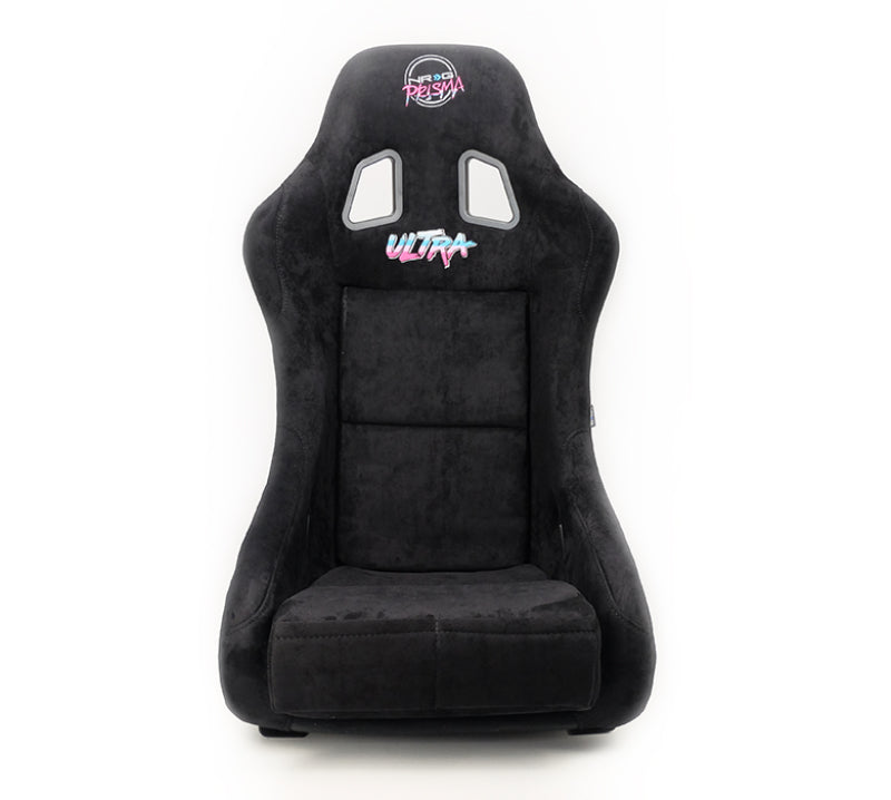 NRG FRP Bucket Seat ULTRA Edition - Medium (Black Alcantara/Gold Glitter Back)