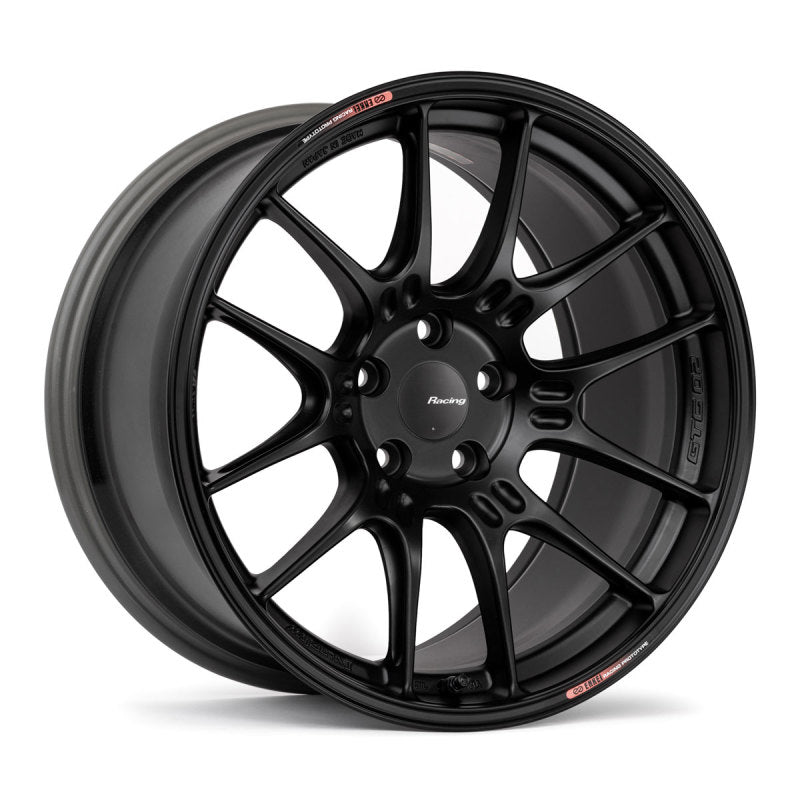 Enkei GTC02 19x9.5 5x120 45mm Offset 72.5mm Bore Matte Black Wheel