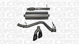 Corsa 14-19 GMC Sierra/Chevy Silv 1500 Reg. Cab/Long Bed 5.3L V8 Black Sport Single Side CB Exhaust