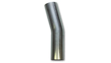 Load image into Gallery viewer, Vibrant 2.25in O.D. T304 SS 15 deg Mandrel Bend 5in x 5in leg lengths (3.375in Centerline Radius)