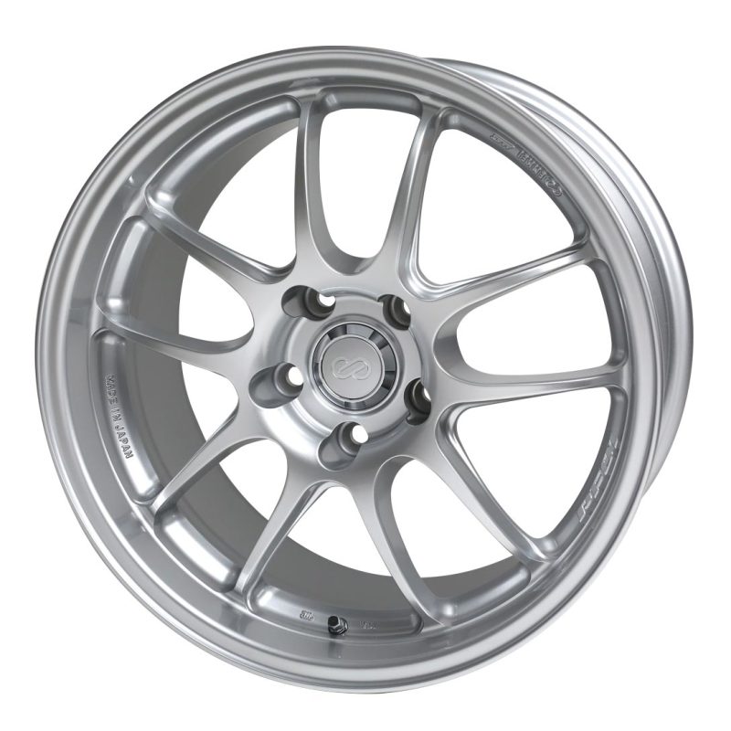 Enkei PF01 17x8 5x114.3 45mm Offset Silver Wheel 06-10 Civic Si