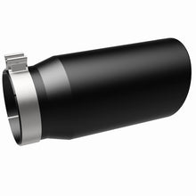 Load image into Gallery viewer, MagnaFlow Tip Stainless Black Coated Single Wall Round Single Outlet 6in Dia 5in Inlet 13in L