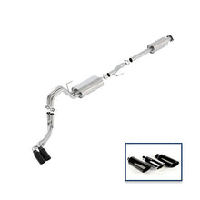 Load image into Gallery viewer, Ford Racing 15-18 F-150 5.0L Cat-Back Touring Exhaust System - Side Exit Black Chrome Tips