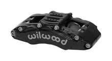 Load image into Gallery viewer, Wilwood Caliper - AT6 Lug Mount Black 1.75in/1.38in/1.38in Piston .75in Rotor - Left Side