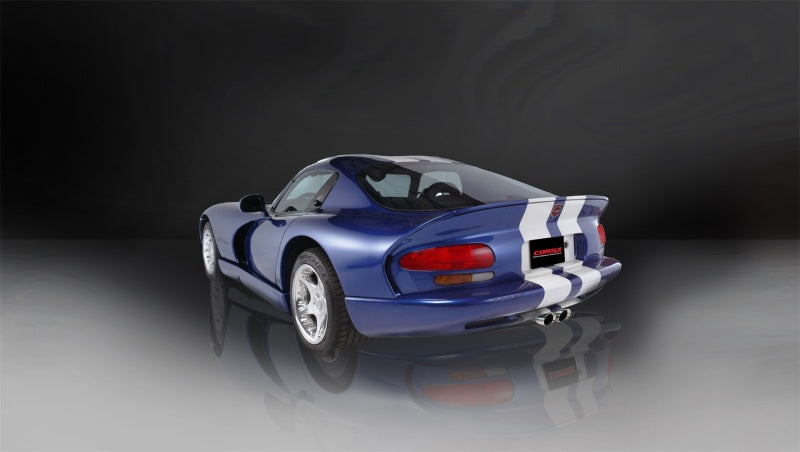 Corsa 1996-2002 Dodge Viper GTS 8.0L V10 Polished Sport Cat-Back Exhaust w/ 2.5in Inlet