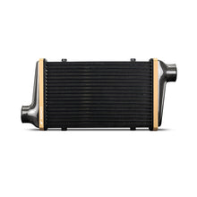 Load image into Gallery viewer, Mishimoto Universal Carbon Fiber Intercooler - Gloss Tanks - 600mm Black Core - C-Flow - GR V-Band