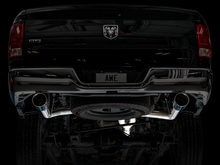 Load image into Gallery viewer, AWE Tuning 09-18 RAM 1500 5.7L (w/Cutouts) 0FG Dual Rear Exit Cat-Back Exhaust - Chrome Silver Tips