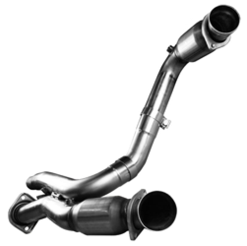 Kooks 01-06 GM 1500 Series Truck 3in GREEN Cat Dual Conn. Pipes that go to OEM Out. SS