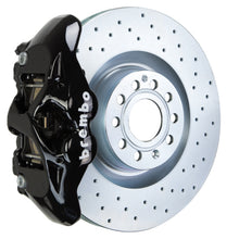 Load image into Gallery viewer, Brembo 05-10 Jetta GLI Front GT BBK 4 Piston Cast 345x30 1pc Rotor Drilled-Black