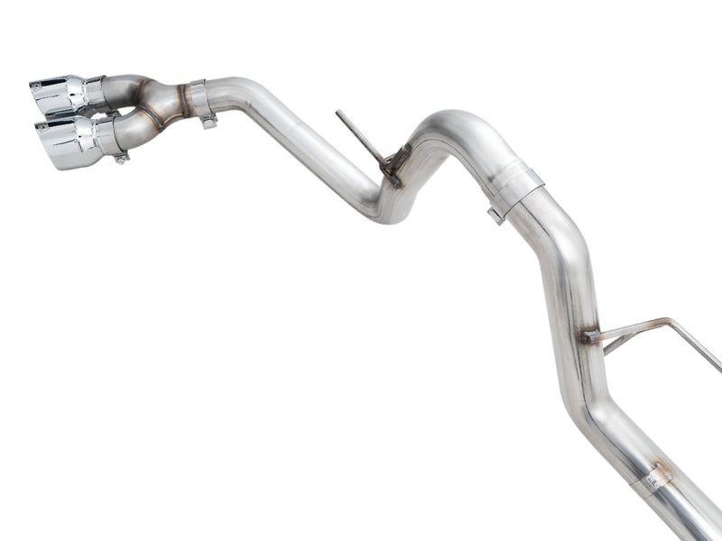 AWE 0FG 21+ Ford F150 Dual Side Exit Cat-Back Exhaust- 4.5in Chrome Silver Tips