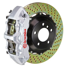 Load image into Gallery viewer, Brembo 14-18 1500 Sierra (Exc Alum Fr Knuckles) Rr GT BBK 4Pis Cast 2pc 380x32 2pc Rtr Drill-Silver