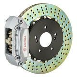 Brembo 08-14 C-Class (Excl 4MATIC/AMG) Rr GT BBK 4Pis Cast 2pc 328x28 2pc Rotor Drilled-Silver