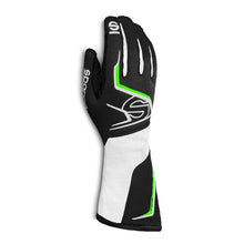 Load image into Gallery viewer, Sparco Gloves Tide K 13 BLK/WHT/GRN