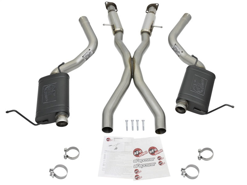 aFe MACHForce XP 12-17 Jeep Grand Cherokee WK2 SRT8 V8-6.4L 304SS Cat-Back Exhaust System