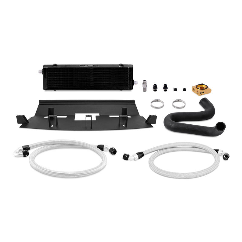 Mishimoto 2018+ Ford Mustang GT Thermostatic Oil Cooler Kit - Black