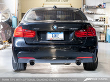 Load image into Gallery viewer, AWE Tuning BMW F3X 335i/435i Touring Edition Axle-Back Exhaust - Diamond Black Tips (90mm)