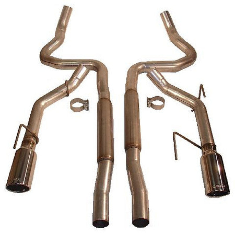 Roush 2005-2009 Ford Mustang GT/GT500 Enhanced Sound Dual Cat-Back Exhaust Kit