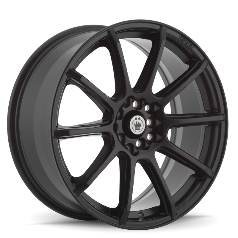 Konig Control 15x6.5 4x100 / 4x108 ET40 Matte Black