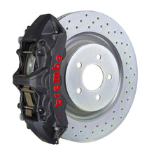 Load image into Gallery viewer, Brembo 10-15 Camaro V6 Front GTS BBK 6 Piston Cast 355x32 1pc Rotor Drilled-Black HA