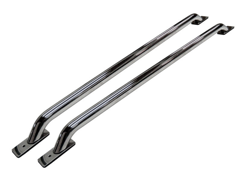 Go Rhino Stake Pocket Bed Rails - Chrome - 4ft