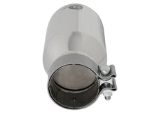 Load image into Gallery viewer, aFe MACH Force-Xp Univ 304 SS Double-Wall Clamp-On Exhaust Tip - Polished - 3in Inlet - 4.5in Outlet