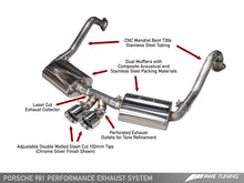 Load image into Gallery viewer, AWE Tuning Porsche 981 Performance Exhaust System - w/Diamond Black Tips