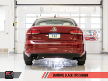 Load image into Gallery viewer, AWE Tuning Mk6 GLI 2.0T - Mk6 Jetta 1.8T Touring Edition Exhaust - Diamond Black Tips