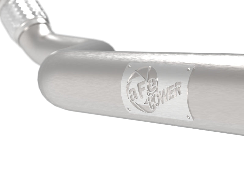 afe POWER MACH Force-Xp 09-16 Audi A4/A5 B8 L4-2.0L(t) 304 SS 3in. Front Resonator Delete Pipe