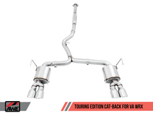 Load image into Gallery viewer, AWE Tuning 2015+ Subaru WRX VA Sedan Touring Edition Exhaust - Chrome Silver Tips (102mm)