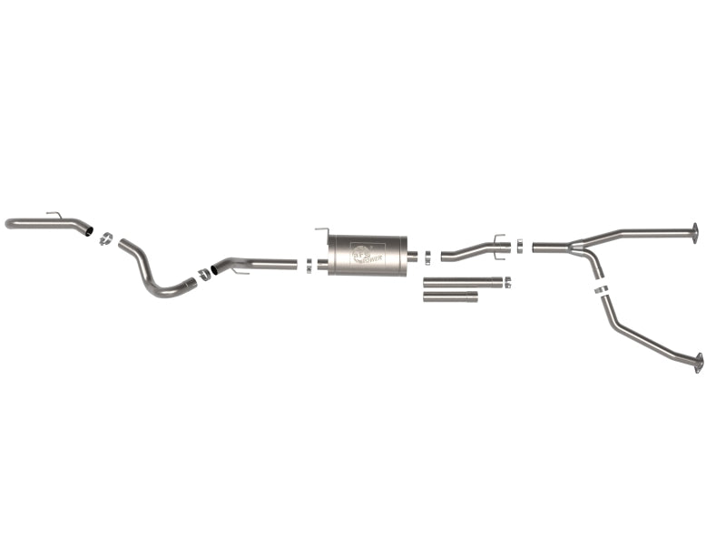 aFe 2022 Toyota Tundra V6-3.5L (tt) Apollo GT Series Hi-Tuck 2.5in to 3in 409 SS Cat-Back Exhaust