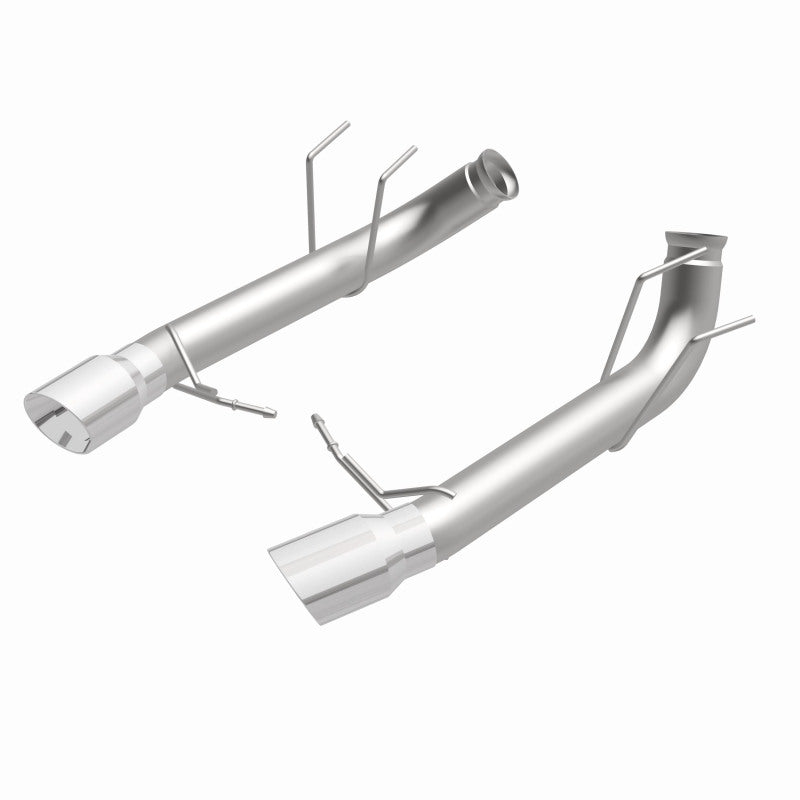 MagnaFlow 13 Ford Mustang Dual Split Rear Exit Stainless Axle-Back Cat Back Exhaust (Competition)