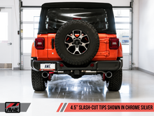 Load image into Gallery viewer, AWE Tuning 2018+ Jeep Wrangler JL/JLU Tread Edition Axle-Back Dual Exhaust - Chrome Silver Tips