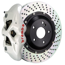 Load image into Gallery viewer, Brembo 11-18 Cayenne Turbo Rear GT BBK 4 Piston Cast 380x28 2pc Rotor Drilled- White