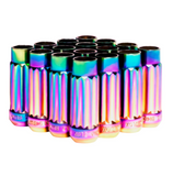 BLOX Racing 12-Sided P17 Tuner Lug Nuts 12x1.25 - NEO Chrome Steel - Set of 16