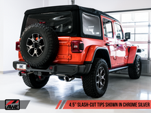 Load image into Gallery viewer, AWE Tuning 2018+ Jeep Wrangler JL/JLU Tread Edition Axle-Back Dual Exhaust - Chrome Silver Tips